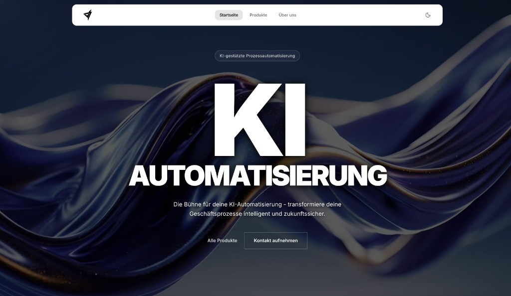 Präsentations Webseite
