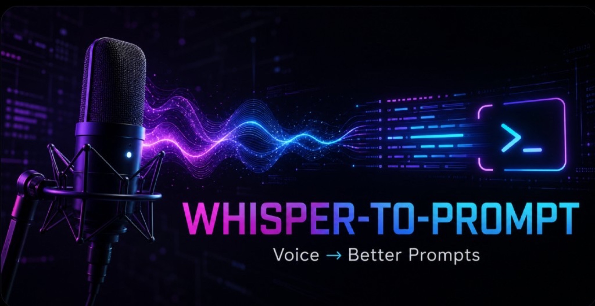 Whisper to Prompt – Voice zu Prompt